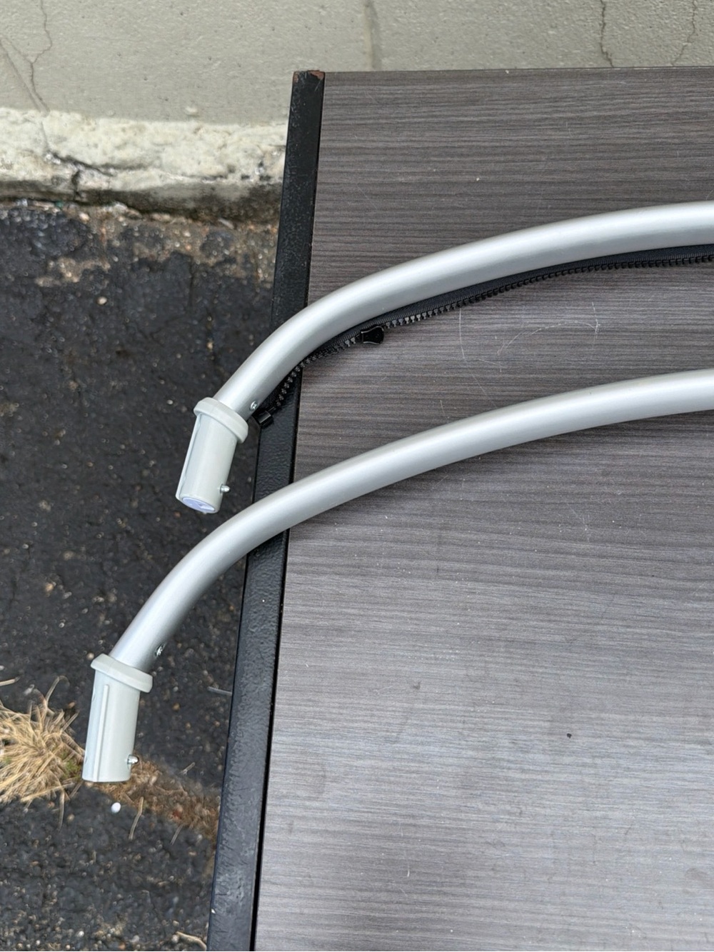 4Moms MamaRoo Swing Replacement Parts Left Right Side Bar Rail Set Zipper #1037 - Picture 3 of 10
